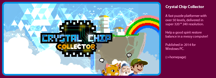 Crystal Chip Collector - a puzzle platformer